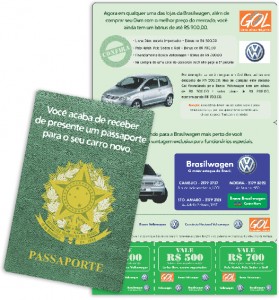 Mala-passaporte - Brasilwagen/Gol