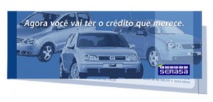 Mala-cheque Brasilwagen Serasa
