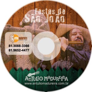 Antúlio Madureira – Rótulo CD Festas de São João