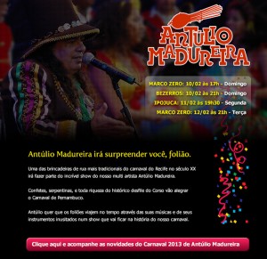 Antúlio Madureira - Carnaval com datas